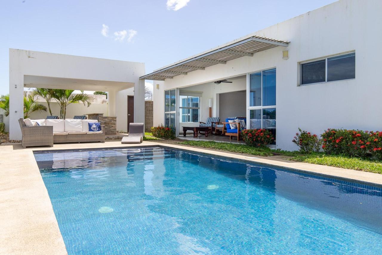 سان خوان ديل سور Casa Marea Alta - Amazing Ocean Views, Private Pool, Ac, Close To Town المظهر الخارجي الصورة