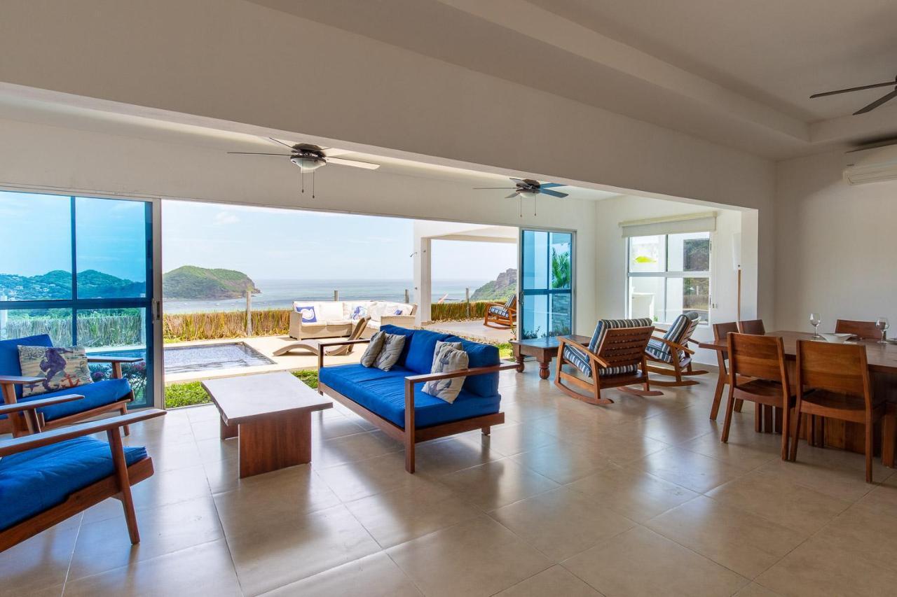 سان خوان ديل سور Casa Marea Alta - Amazing Ocean Views, Private Pool, Ac, Close To Town المظهر الخارجي الصورة